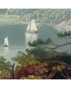 Papier peint panoramique Hudson river multicolore - 384x270 cm