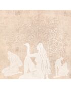 Mahsa Sand-Panorama-Tapete - 288x280 cm