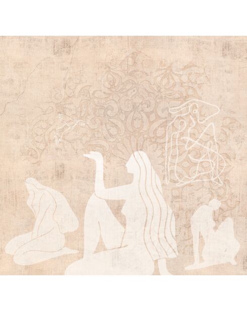 Mahsa Sand-Panorama-Tapete - 288x280 cm