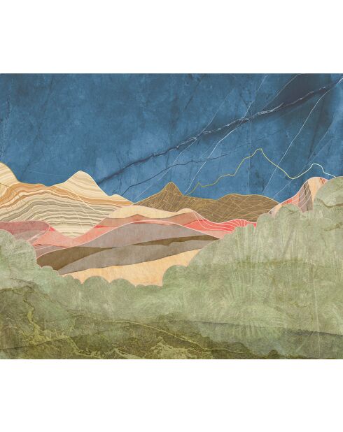 Papel pintado panorámico multicolor Kaokoland - 336x280 cm