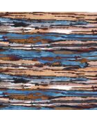 Shibori panoramabehang veelkleurig - 288x290 cm
