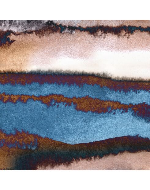 Shibori panoramabehang veelkleurig - 288x290 cm