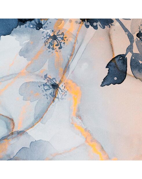 Carta da parati panoramica Marble&Flowers multicolore - 192x270 cm
