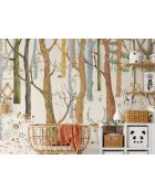Papel pintado panorámico multicolor Chanteloup - 384x250 cm