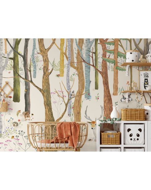 Papel pintado panorámico multicolor Chanteloup - 384x250 cm