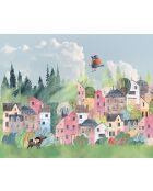 Charlotte panoramabehang veelkleurig - 336x270 cm