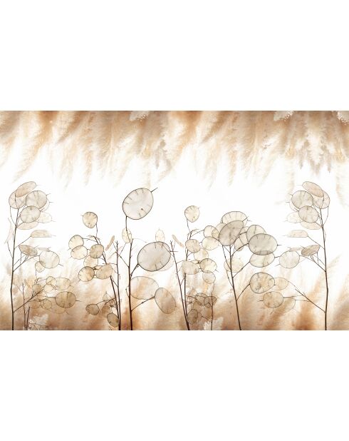 Lunara beigefarbene Panorama-Tapete - 432x270 cm