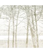 Panoramisch behang Les Pins veelkleurig - 384x280 cm