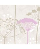 Panoramisch behang Pink Ombelles - 288x300 cm