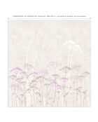 Panoramisch behang Pink Ombelles - 288x300 cm