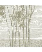 Panoramisch behang Eucalyptusbomen salie - 192x270 cm