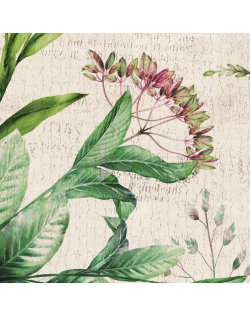 Papel pintado panorámico multicolor Herbier Sauvage - 384x270 cm