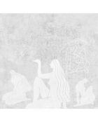 Papel pintado panorámico gris Mahsa - 288x280 cm