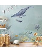 Panoramisch behang Enchanted Ocean veelkleurig - 384x270 cm