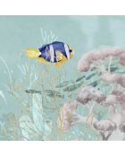 Panoramisch behang Enchanted Ocean veelkleurig - 384x270 cm