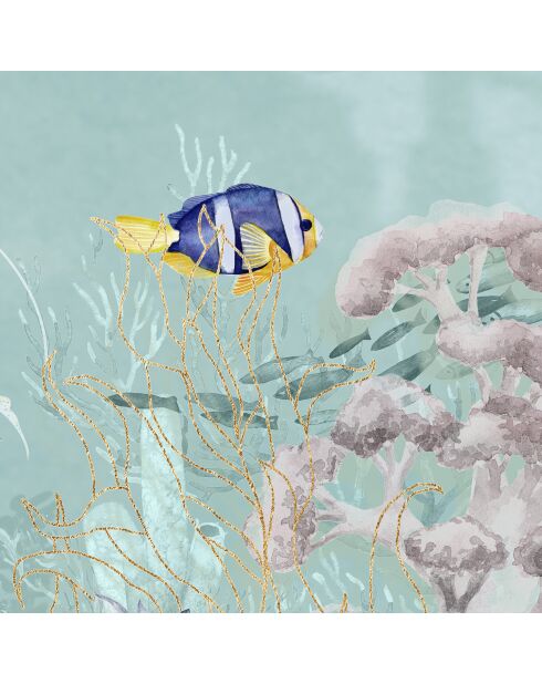 Panoramisch behang Enchanted Ocean veelkleurig - 384x270 cm