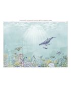 Panoramisch behang Enchanted Ocean veelkleurig - 384x270 cm