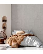 Kreidecreme-Panorama-Tapete - 480x280 cm