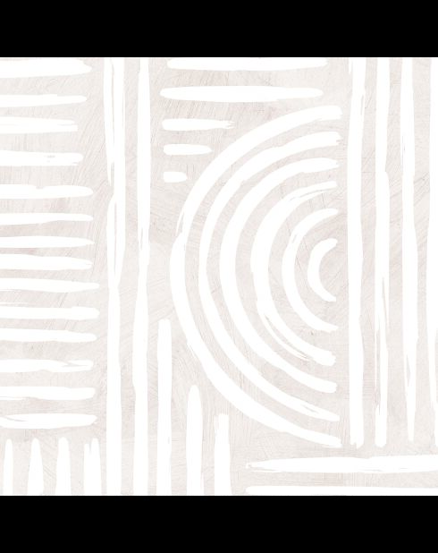 Kreidecreme-Panorama-Tapete - 480x280 cm