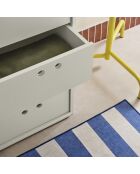 Commode haute Wally crème - 40x40x118cm