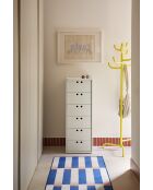 Commode haute Wally crème - 40x40x118cm