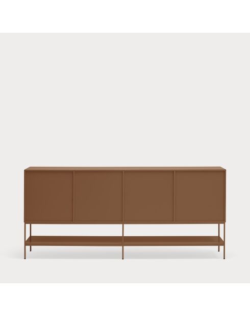 Platt Sideboard mit 2 Türen, 4 Schubladen und 3 Lehmnischen — 220x45x98cm