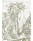 Carta da parati panoramica con salvia della giungla del Madagascar - 192x270 cm
