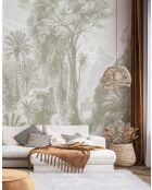 Carta da parati panoramica con salvia della giungla del Madagascar - 192x270 cm