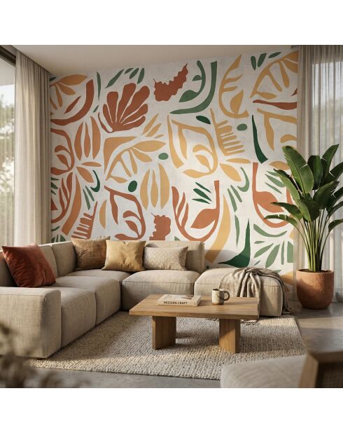 Papel pintado panorámico multicolor Matis - 480x280 cm