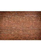 Papier peint panoramique Red Bricks orange - 384x270 cm