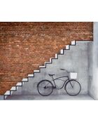 Papier peint panoramique Red Bricks orange - 384x270 cm