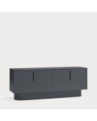 Credenza Totem 4 ante e 3 cassetti grigio antracite - 200x52x77,5cm