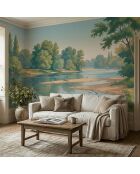 Mehrfarbige Panorama-Tapete Wild River - 384 x 250 cm