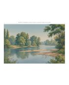 Mehrfarbige Panorama-Tapete Wild River - 384 x 250 cm