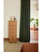 Commode haute Wally MDF naturelle - 40x40x118cm
