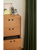 Commode haute Wally MDF naturelle - 40x40x118cm