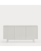 Credenza Sierra 3 ante e 3 cassetti interni bianca - 159.2x47x79.6cm