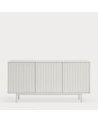 Credenza Sierra 3 ante e 3 cassetti interni bianca - 159.2x47x79.6cm