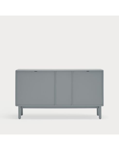 Aparador Corvo 1 puerta y 3 cajones gris perla - 136,8x40x76cm