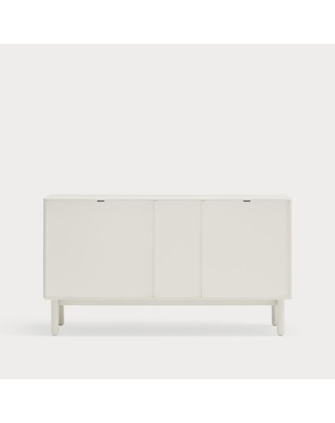 Buffet Corvo 1 porte et 3 tiroirs crème - 136,8x40x76cm
