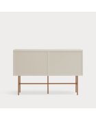 Nube dressoir met 3 laden en 1 schuifdeur zand en klei - 140x45x91cm