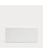 Credenza dorica 3 ante e 3 cassetti bianco/crema - 150x46x70cm