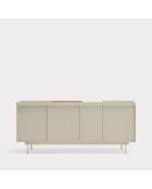 Buffet Otto 3 portes et 3 tiroirs sable et chêne - 180x45x78cm