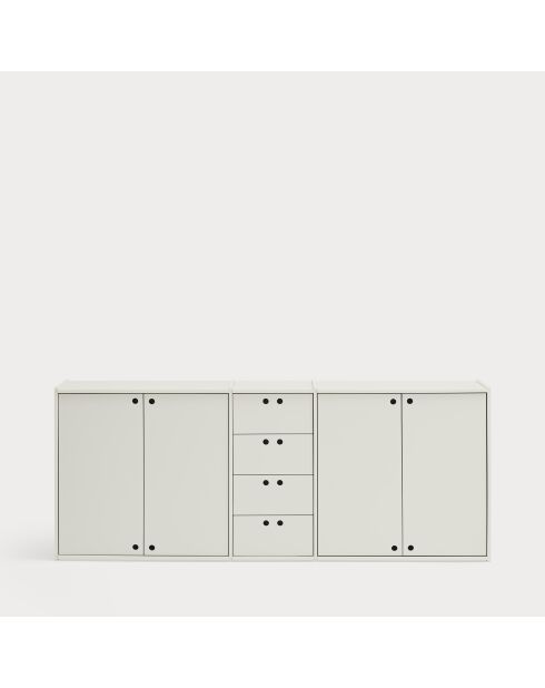 Buffet Wally crème - 197x40x80cm