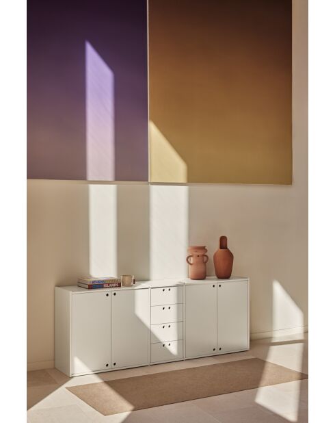 Buffet Wally crème - 197x40x80cm