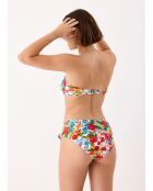 Top bikini a fascia bianco Donatella