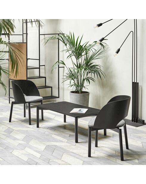 Table basse Atlas noire - 110x60x40cm