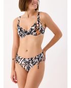 Schwarzes Bikinioberteil Rhodes mit Bügeln