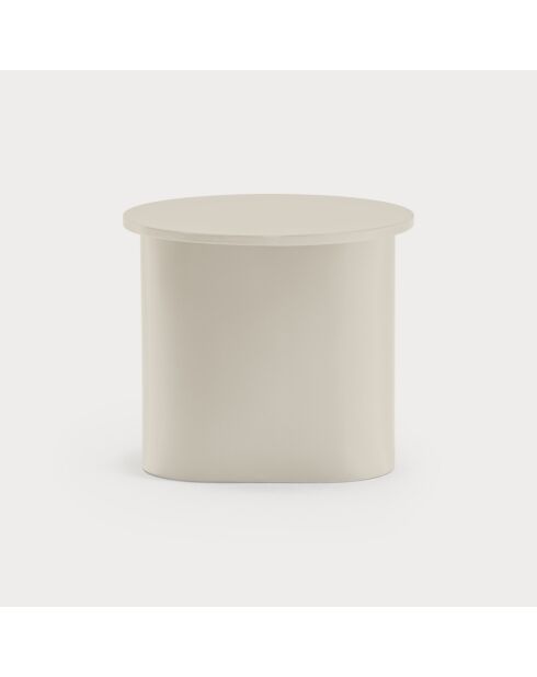 Table d'appoint Totem sable - 50x50x45cm