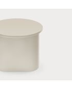 Table d'appoint Totem sable - 50x50x45cm